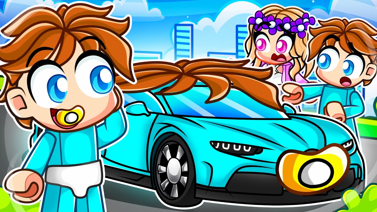 I Spent $1,000,000 to Make a Baby Laggy CAR in DRIVING EMPIRE!