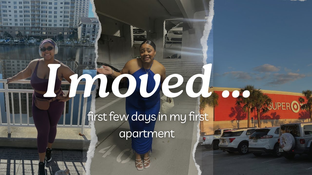 FIRST WEEK IN MY FIRST APARTMENT 😊🤭🏡