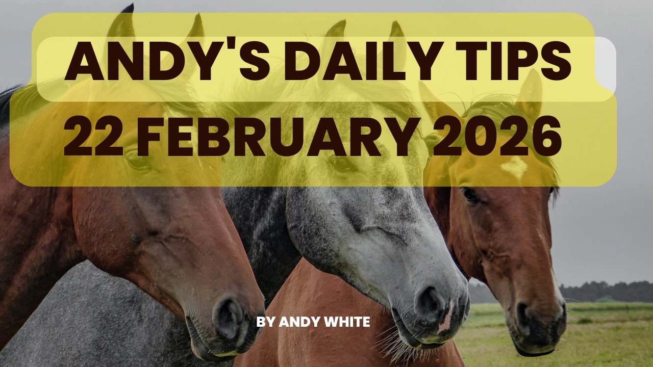 Andy's Daily Tips for Horse Racing, Sunday, 22nd February, 2026