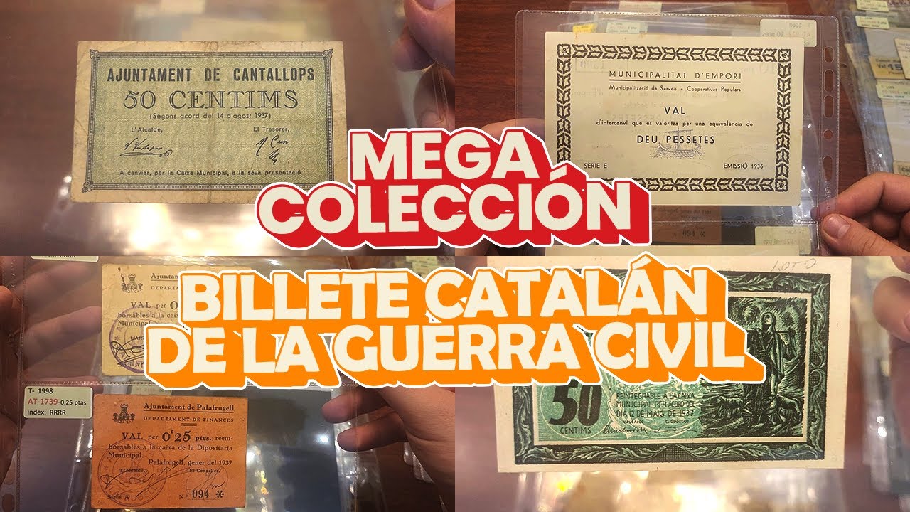 Billetes catalanes de la Guerra Civil I: La provincia de Gerona | con Salvador Plantalech