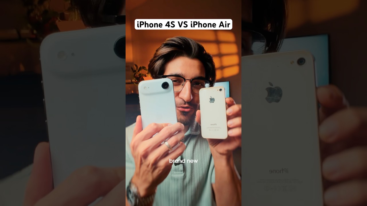 iPhone 4S против iPhone Air &mdash; 14 ЛЕТ СПУСТЯ!