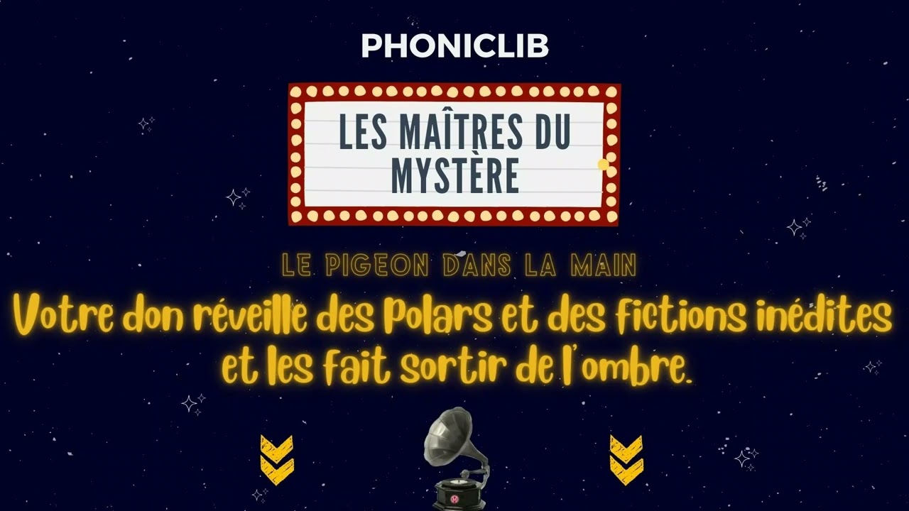 Un pigeon dans la main [Le]  -  Les Maîtres du Mystère