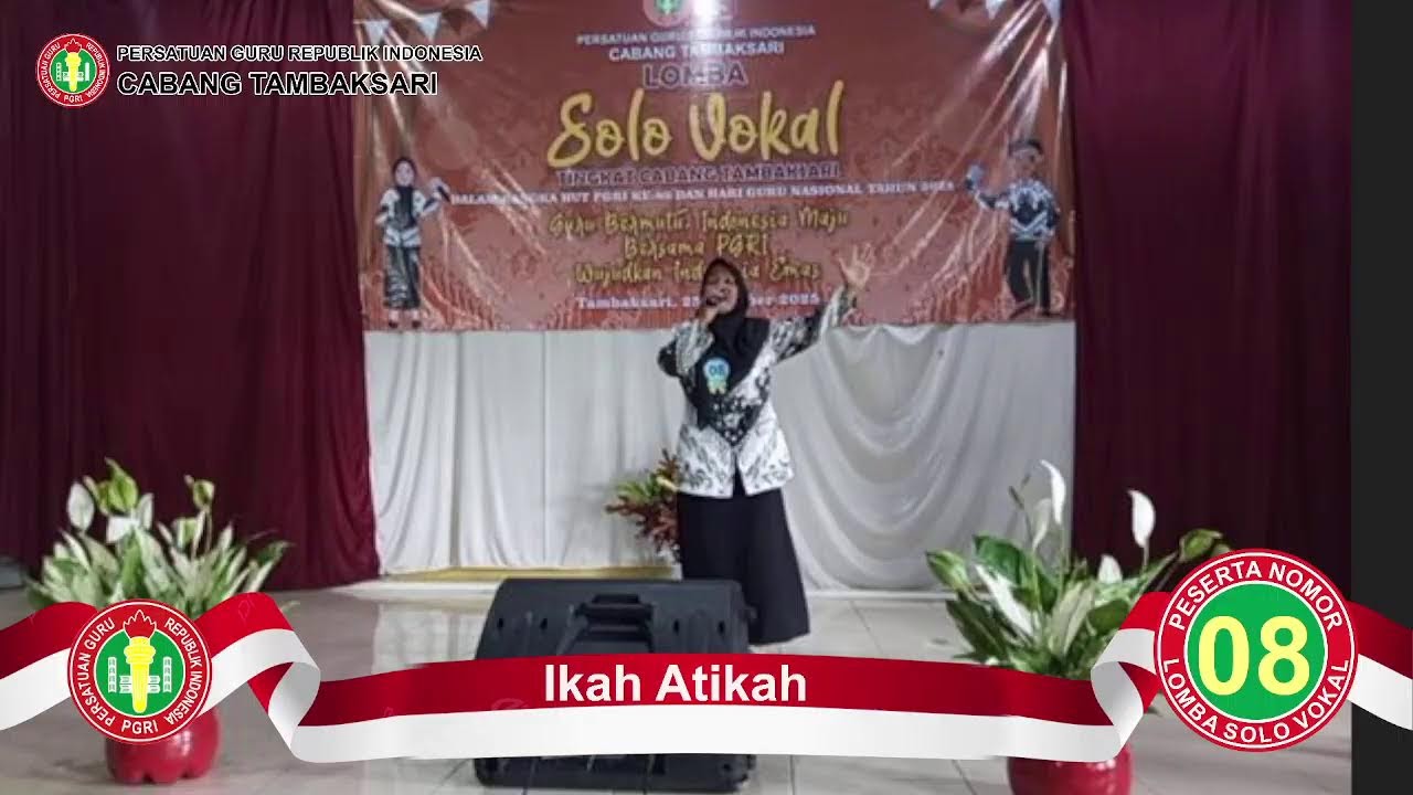 Lomba Solo Vocal PGRI Cabang Tambaksari