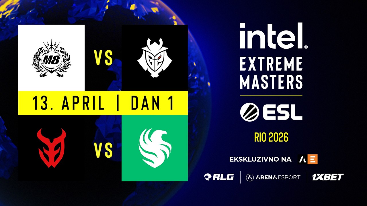 IEM RIO 2026 - G2 Esports vs Gentle Mates | Team Falcons vs 3DMax