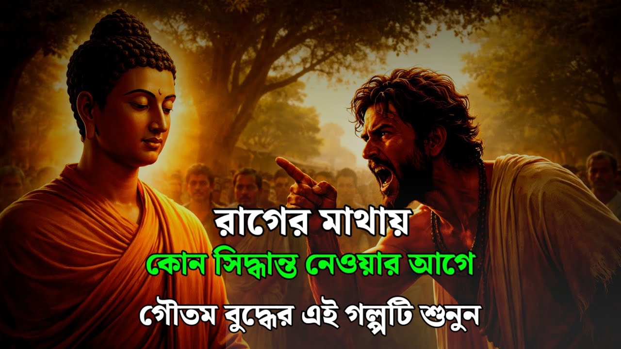 Goutam Buddha Motivational Story Bangla | গৌতম বুদ্ধের বাণী | গৌতম বুদ্ধের গল্প | Anger Control 
