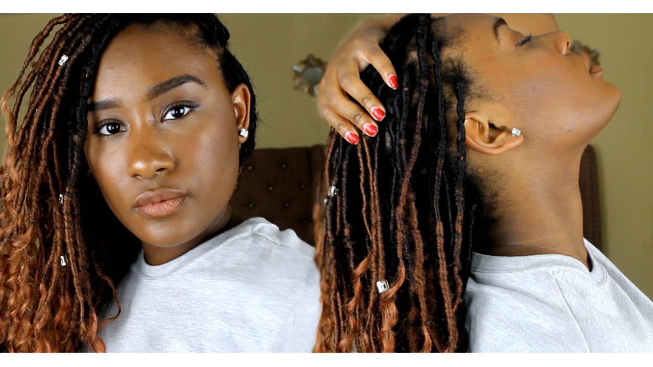 How to Ombre Goddess Locs | MikeyaOnly