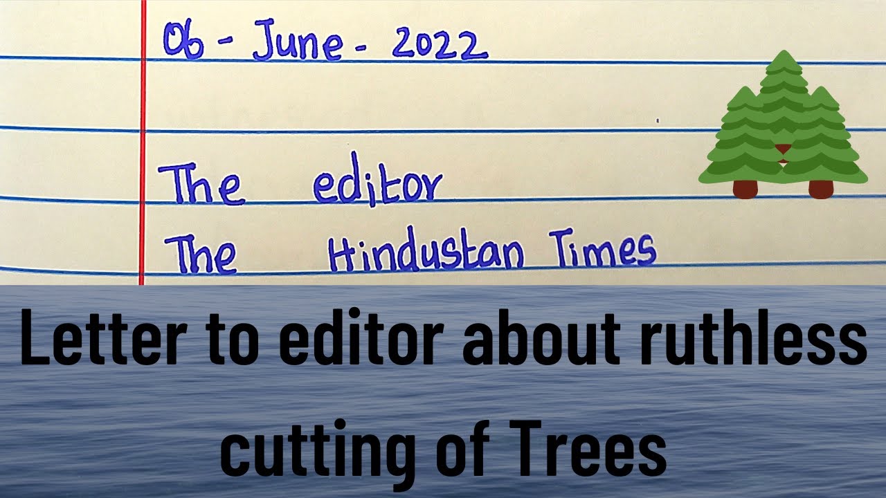 letter for editor