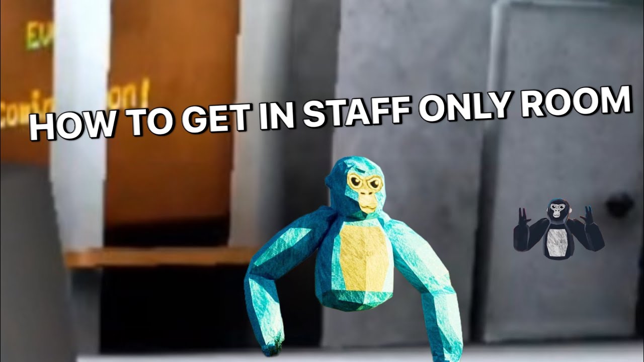 How to get in the STAFF ONLY ROOM IN SCARY BABOON