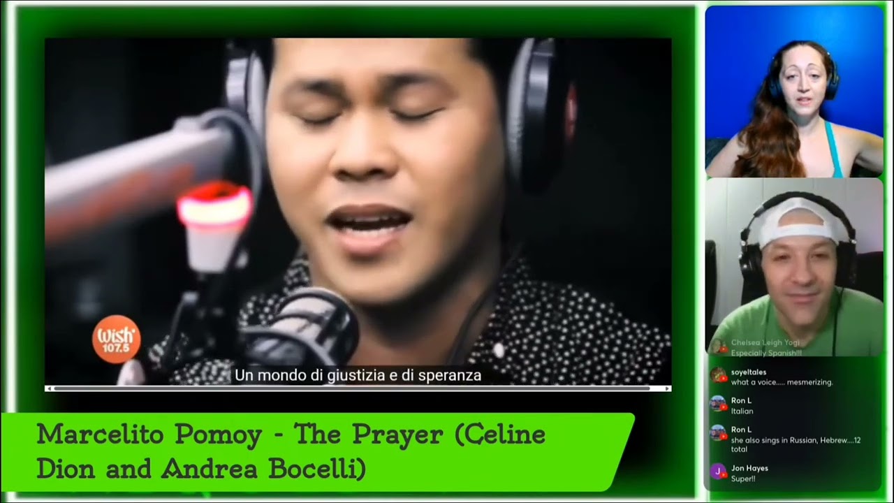 Marcelito Pomoy - The Prayer (Celine Dion & Andrea Bocelli) Reaction Request Fest 