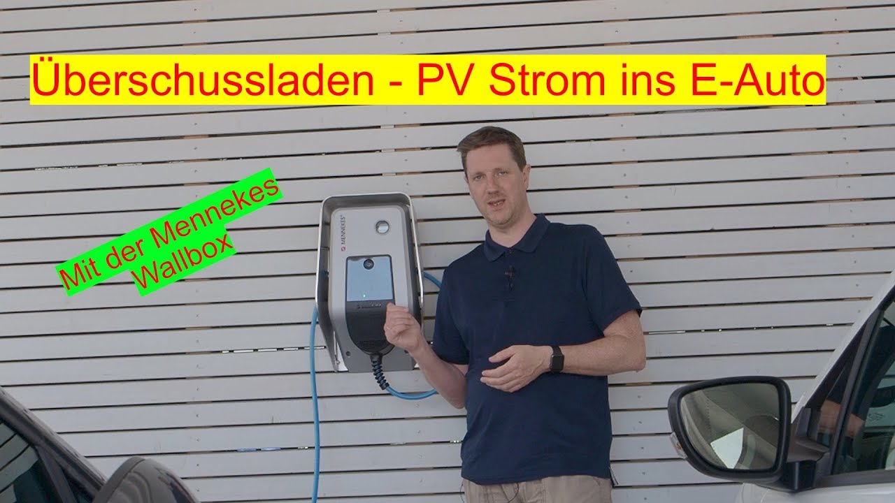 PV Strom Überschussladen mit der Mennekes Wallbox