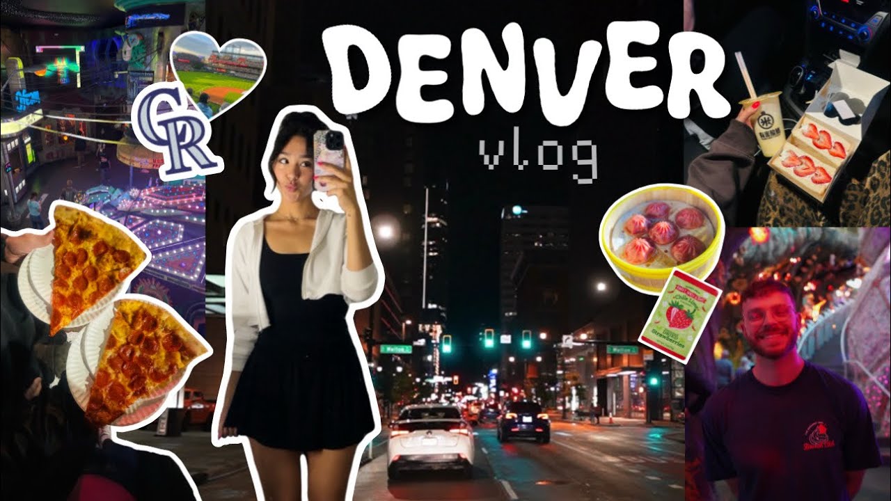 A spontaneous little DENVER vlog // Meow Wolf, Rockies Game, and Exploring the city 🏮🛍️🏟️🍬
