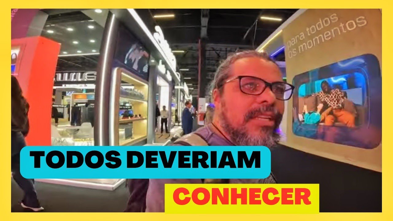 FUI CONHECER A MAIOR FEIRA TECNOLÓGICA DO BRASIL EM SÃO PAULO.