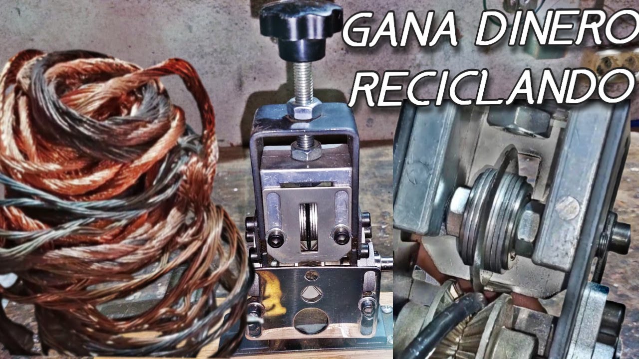 M&aacute;quina pelacables. Recicla cobre f&aacute;cilmente y gana dinero💰