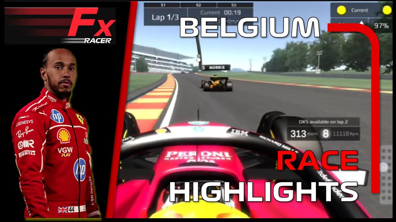 RACE HIGHLIGHTS - BELGIAN GRAND PRIX 2025 | FX RACER