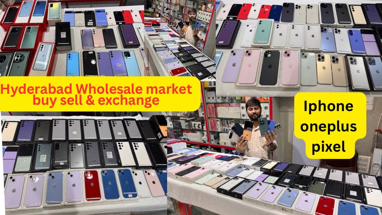 Secondhand Mobile wholesale market in Hyderabad | iphone start rs.15500/- only |Samsung & many deals