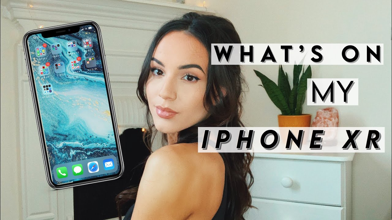 WHAT'S ON MY IPHONE XR? | Becca Watson