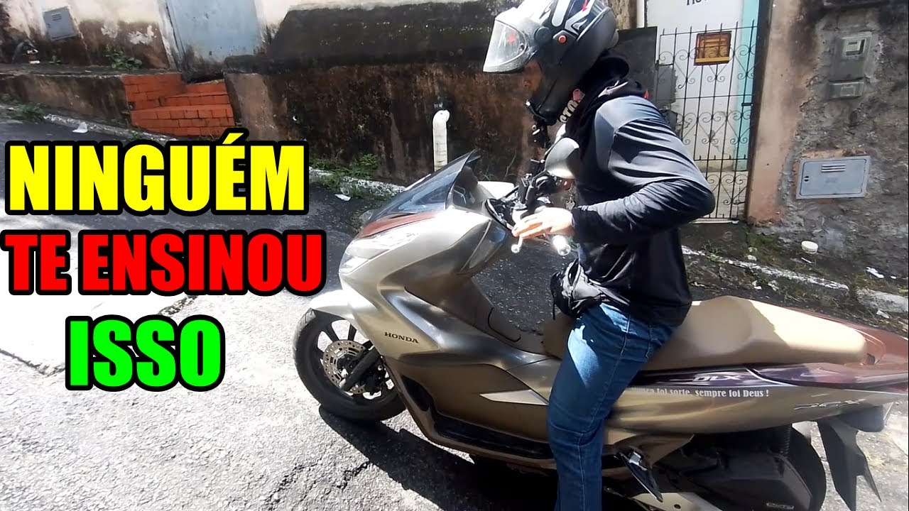 LADEIRA MUITO ÍNGREME COM A MOTO PCX