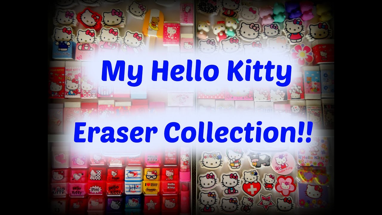 My Hello Kitty Eraser Collection!!!