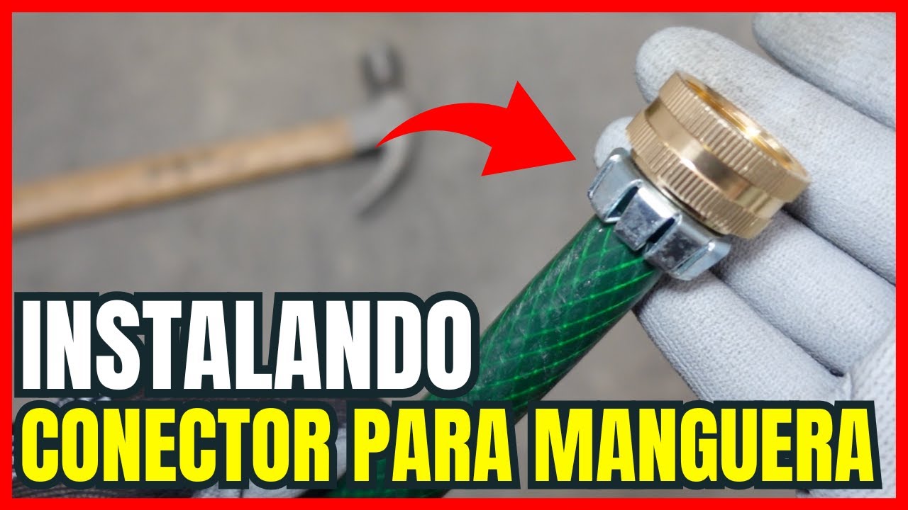 Instalación de Conector para manguera de agua 💧