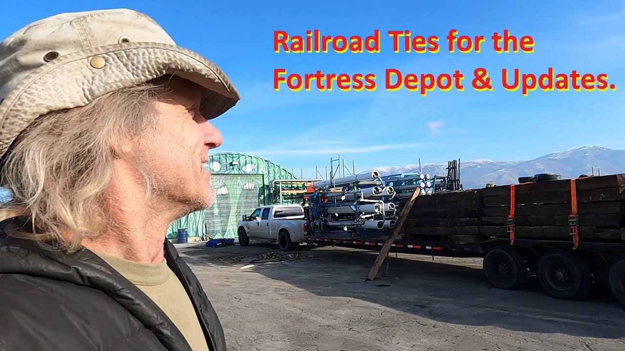 Railroad Ties for the Fortress Depot & Updates