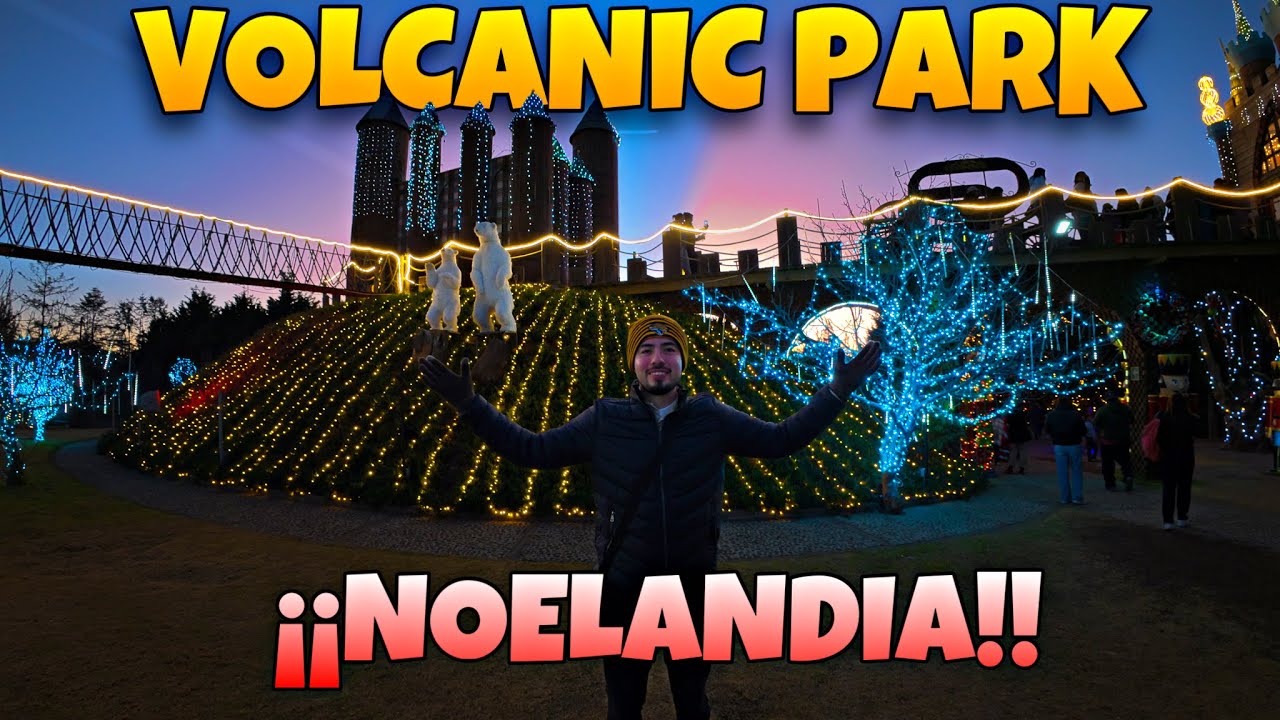 Visite Noelandia en VOLCANIC PARK || La Villa Navideña MÁS GRANDE de México