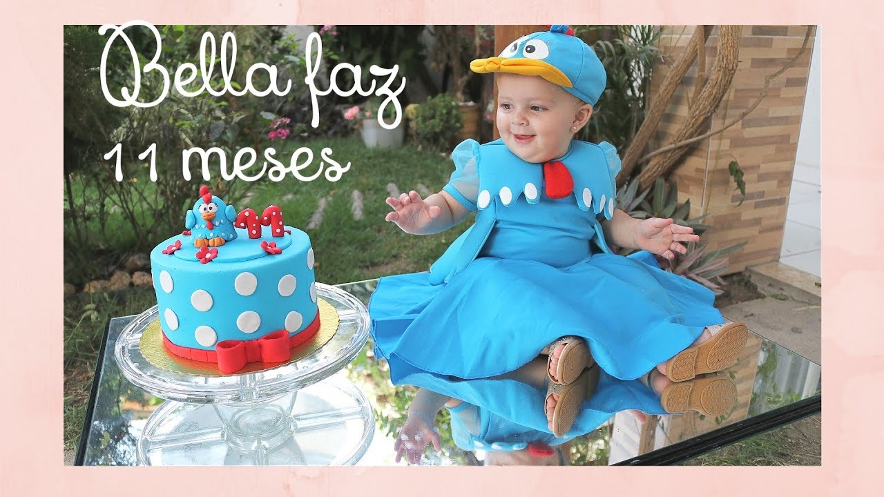 CHEGAMOS AO ÚLTIMO MÊSVERSÁRIO - TEMA GALINHA PINTADINHA!