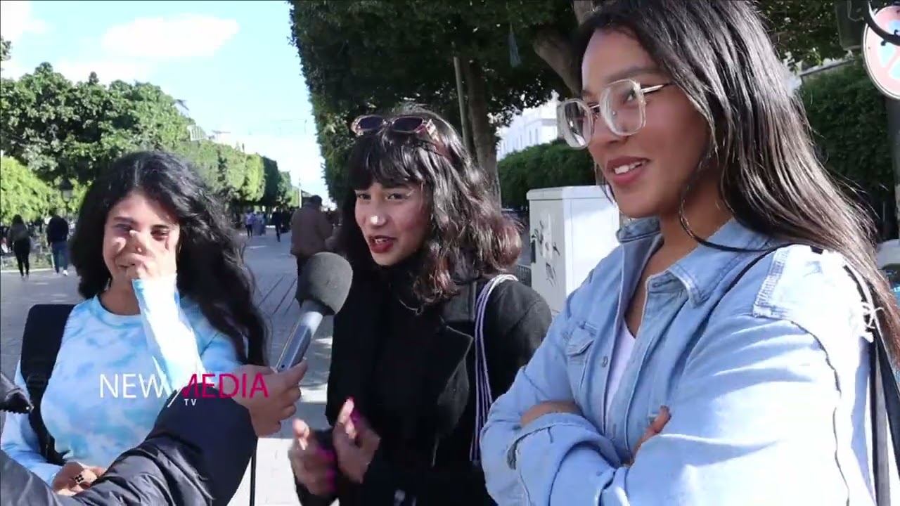 الثلاثي المرح فتيات من مرناڨ ❤️  يحكيو على القراية و الأحلام واللبسة والمكياج ❤️🇹🇳