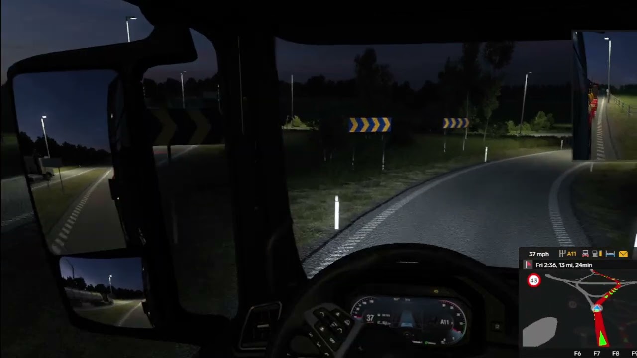 Euro Truck Simulator 2 career gameplay - day 02