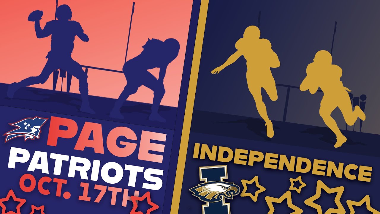 Page Football vs Independence - 10/17/2025