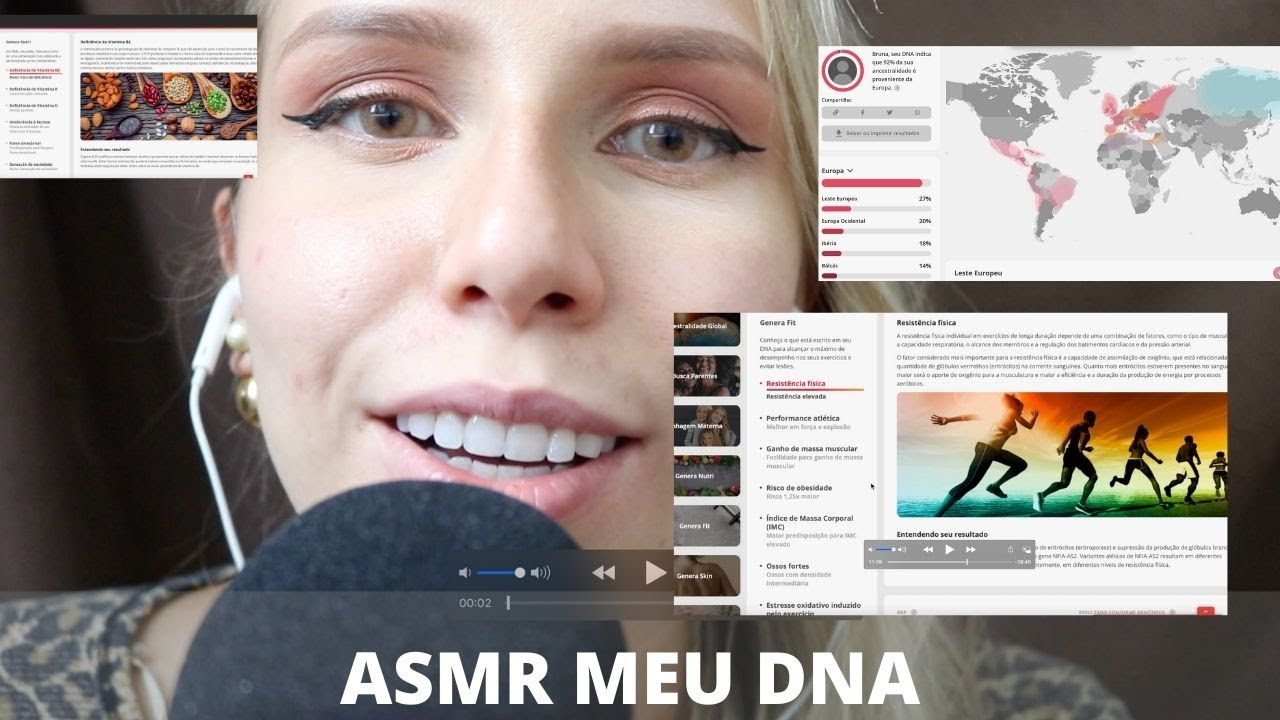 ASMR MEU DNA -  Bruna ASMR