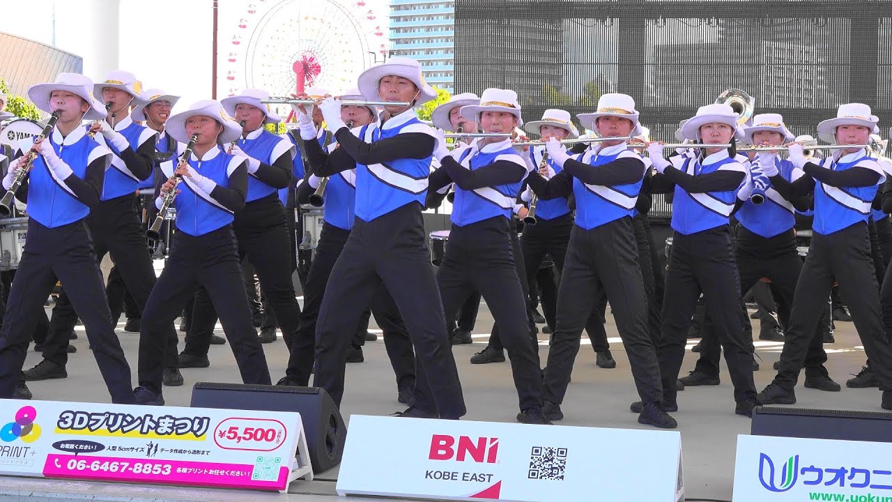 滝川第二高校吹奏楽部 L'ardeur / Kobe Love Port･みなとまつり（July 27,  2025）