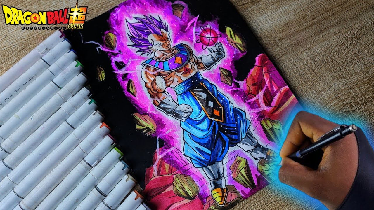  How to Draw Vegeta Ultra Ego God Of Destruction 🔥-Epic Drawing- [ Dragonball ]