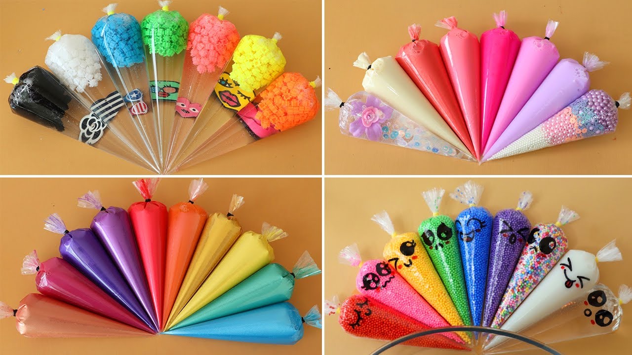 My BEST PipingBags Slime Compilation!! ★ASMR★Most Satisfying Slime Video!