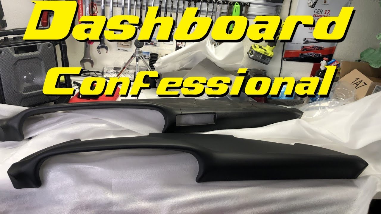 Dashboard Confessionals. Showing the newly recovered dash for my 77 Porsche Project.