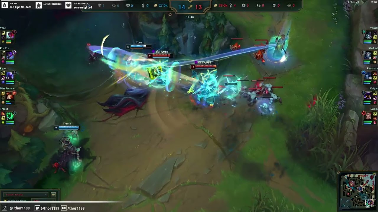Unstoppable! Yorick Pentakill | League of Legends