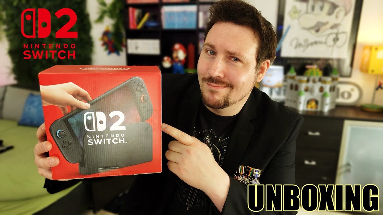 Nintendo Switch 2  Unboxing + eShop & Menü | Da ist das TEIL! | HerrConsolero