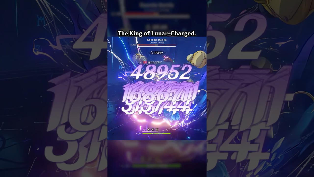 The King of Lunar-charged.
