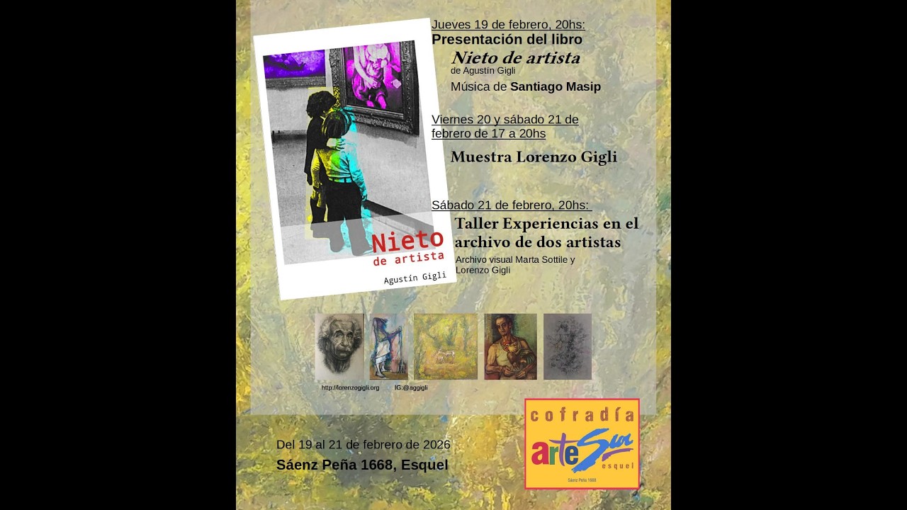 Presentación de Nieto de artista en Cofradía Arte Sur