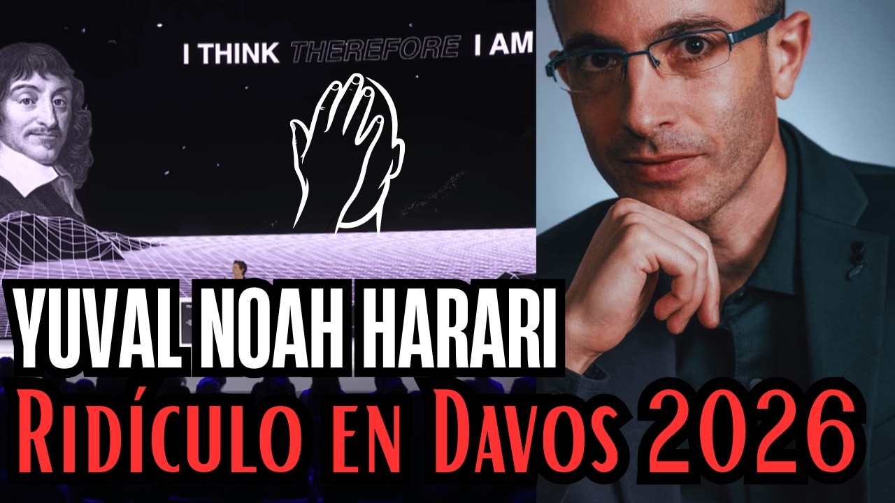 HARARI en DAVOS: ERROR FATAL sobre IA que EL PUBLICÓ APLAUDIÓ