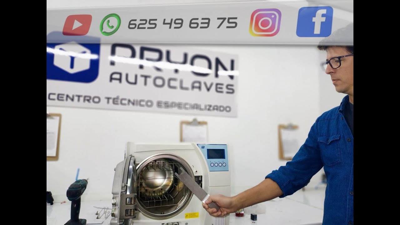 Como ajustar la puerta del Autoclave. Autoclaves 625496375 Servicio Técnico.