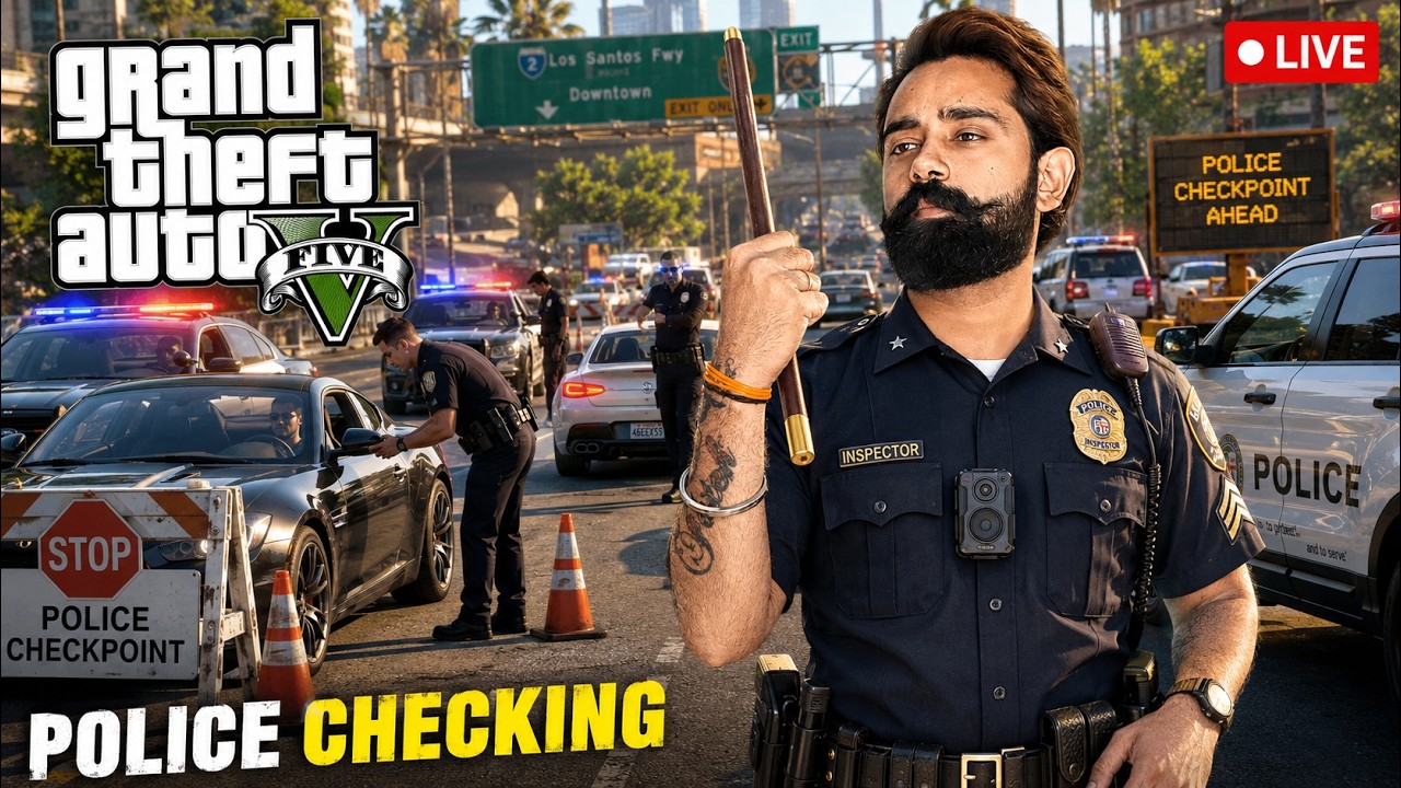 INSPECTOR HUNTER ON DUTY😱 | GTA 5 LIVE 🔴 | #gta #gta5 #shorts #shortsfeed