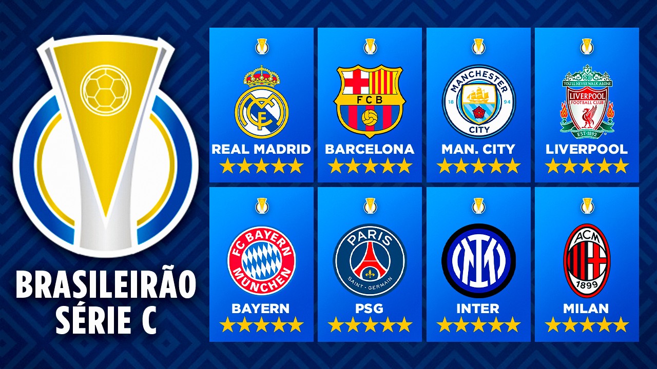MELHORES TIMES do MUNDO... na S&Eacute;RIE C do BRASILEIR&Atilde;O 😂