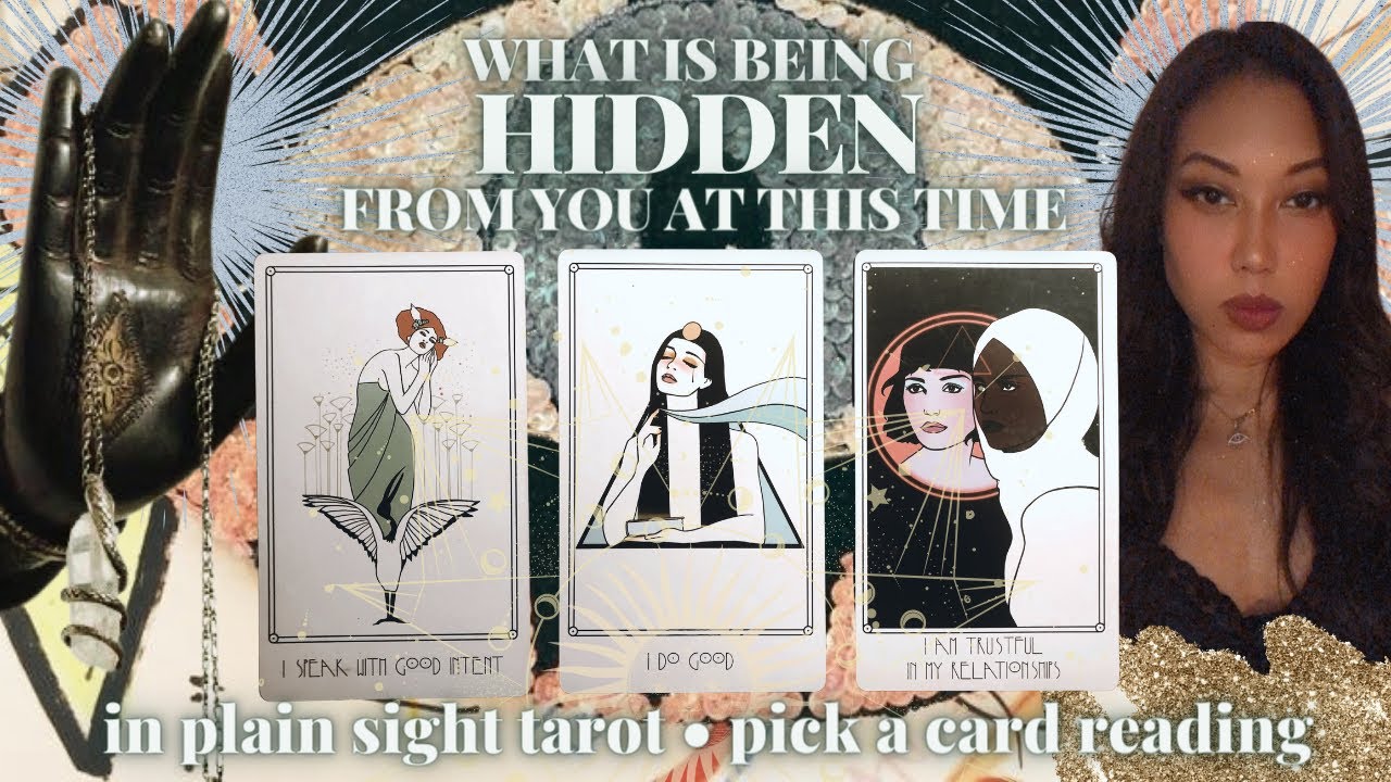 PICK A CARD: 🫣🕵🏽‍♀️WHAT IS BEING HIDDEN FROM YOU / BLINDSPOTS / WHAT ARE YOU NOT SEEING 🕵🏻‍♂️🫣