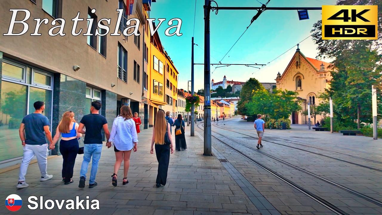 Прогулки по Братиславе в светлое время суток / Словакия 🇸🇰 / Август 2024 г / 4K HDR