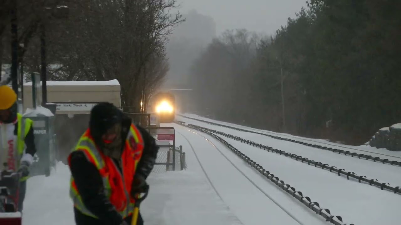 Snow day diesels in Bronxville