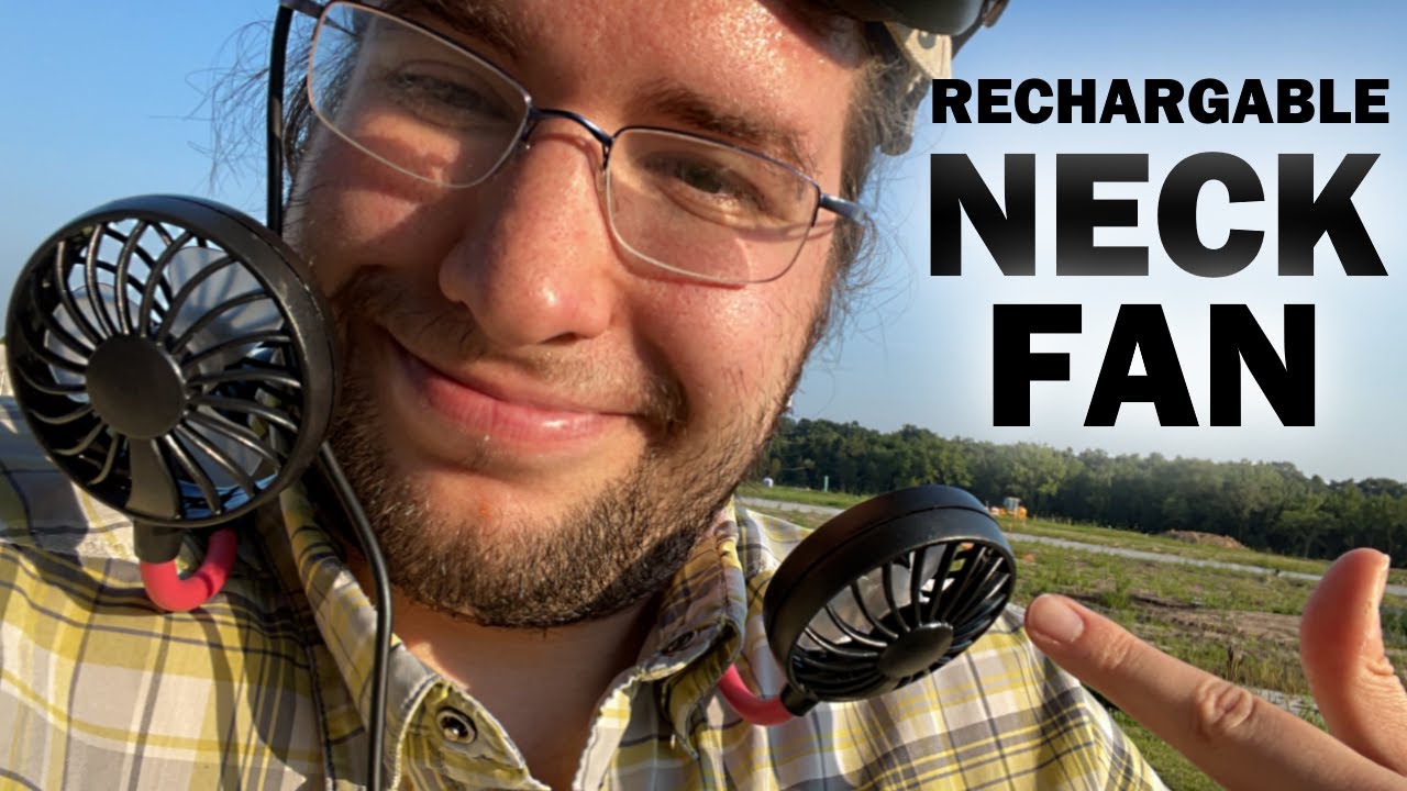 Portable Hanging Neck Fan | Stay Cool While Flying Your FPV Drone