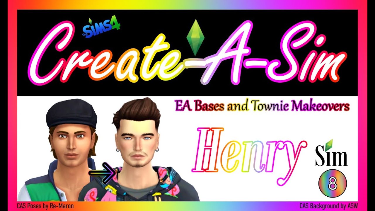 Create A Sim Part 8 Henry #sims4 #sims4cas #showusyoursims