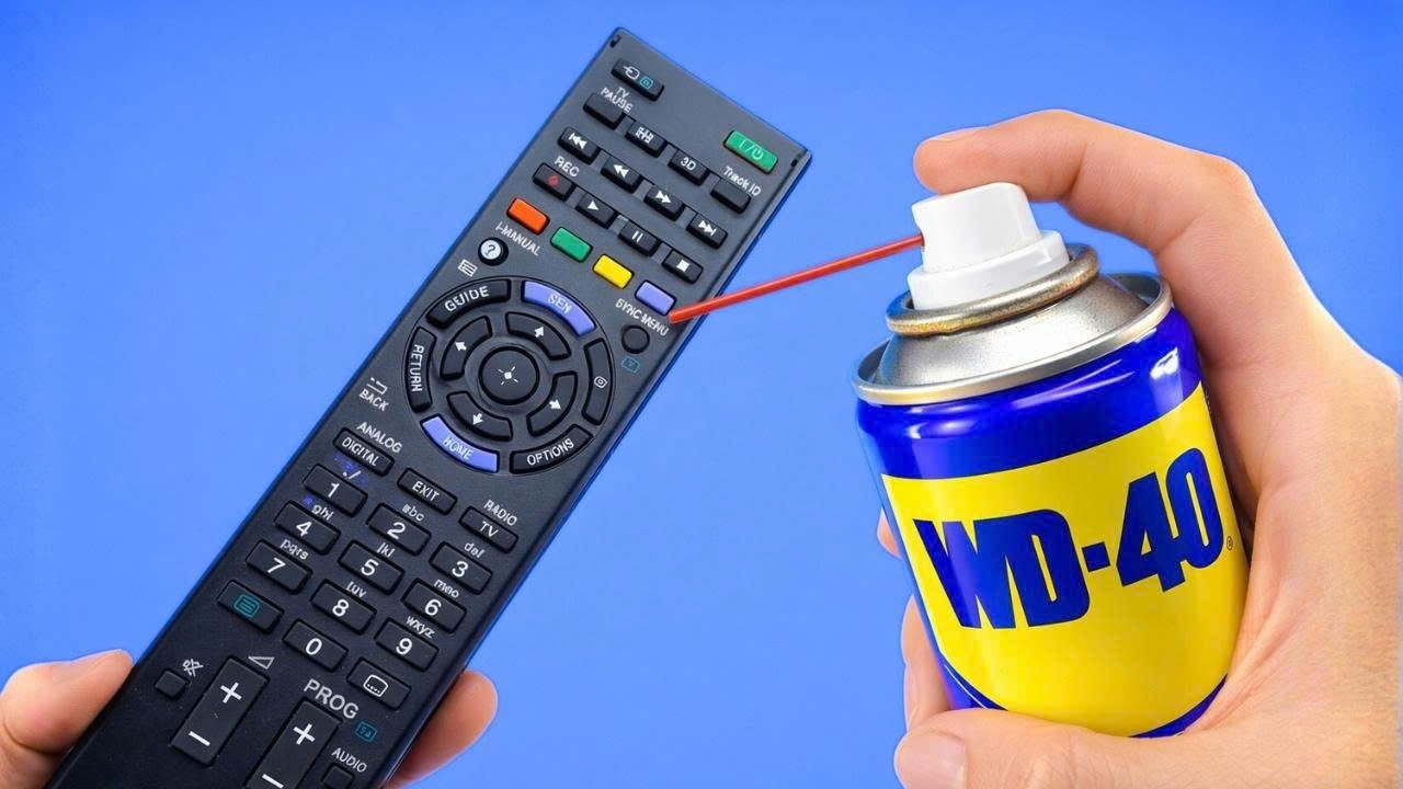 Once You Know This Secret, Use WD-40 &mdash; You Will Not Pay For The TV Remote 😱
