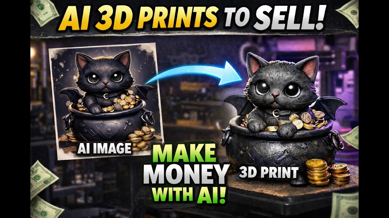 How I Use AI to Create 3D Prints to Sell
