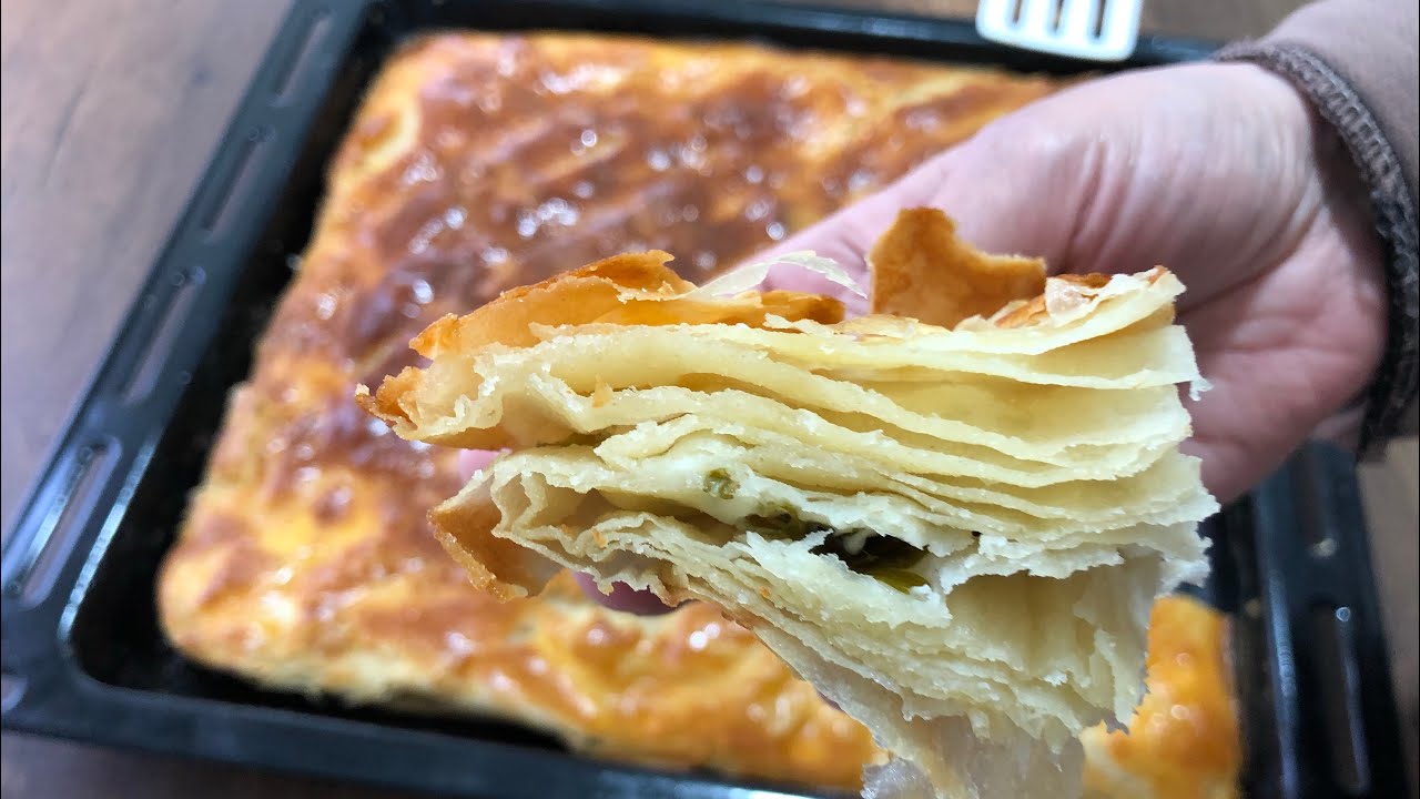 BU BÖREK ÇOK KOLAY💯KAT KAT AÇILAN EL AÇMASI BÖREK TARİFİ SAHURDA SIK SIK YAPACAĞINIZ BİR TARİF